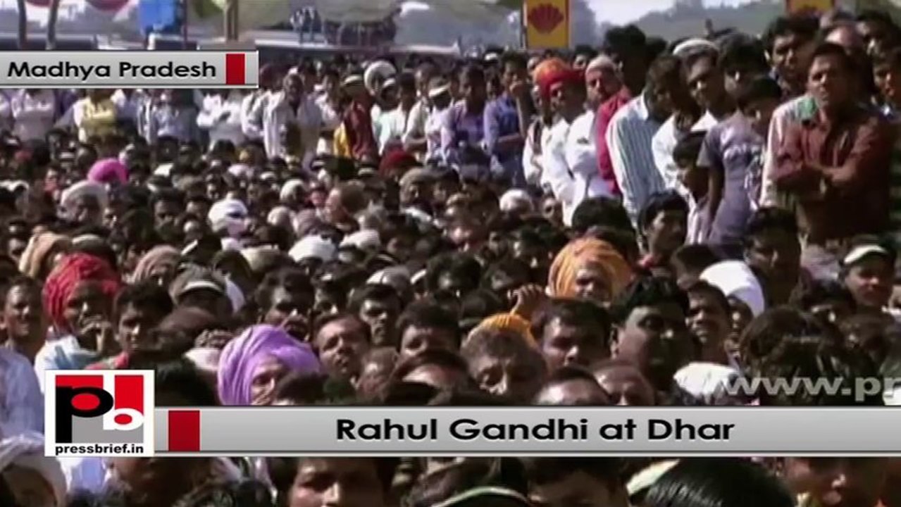 Rahul Gandhi:  Roads don’t provide food to poor, but our schemes do