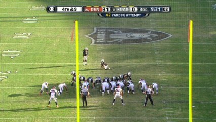 Janikowski, 42-yd missed FG