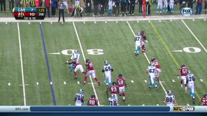 QB Newton, 15-yd, run