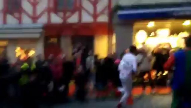 Corrida vannetaise de la Saint Sylvestre 2013 - Vannes avec mario et son petit vélo