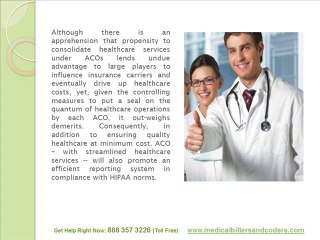 Redefining the Role of Billers and Coders in the Wake of Ensuing Accountable Care Organization (ACO) Act