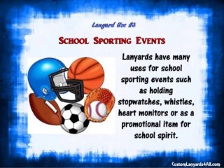 Practical Uses For School Lanyards