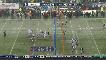 Patriots defense, 4th down failed