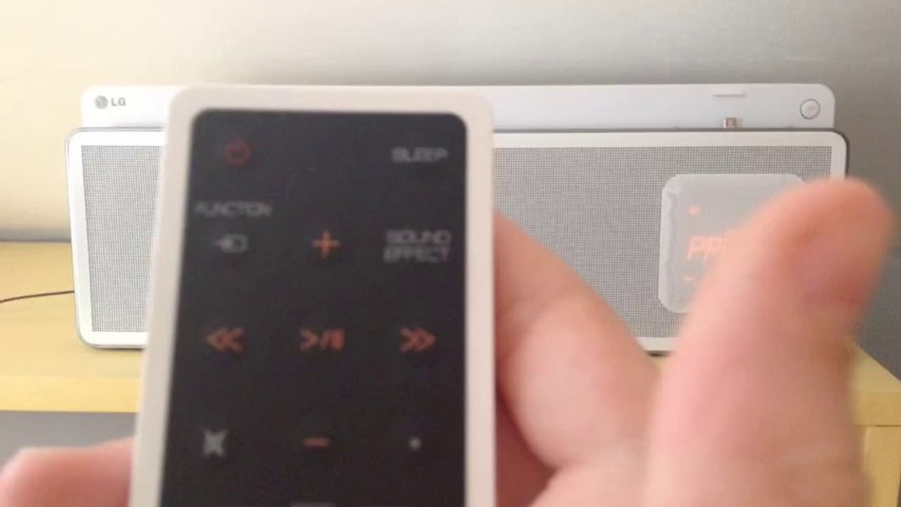 LG station d'accueil mémoriser sa station