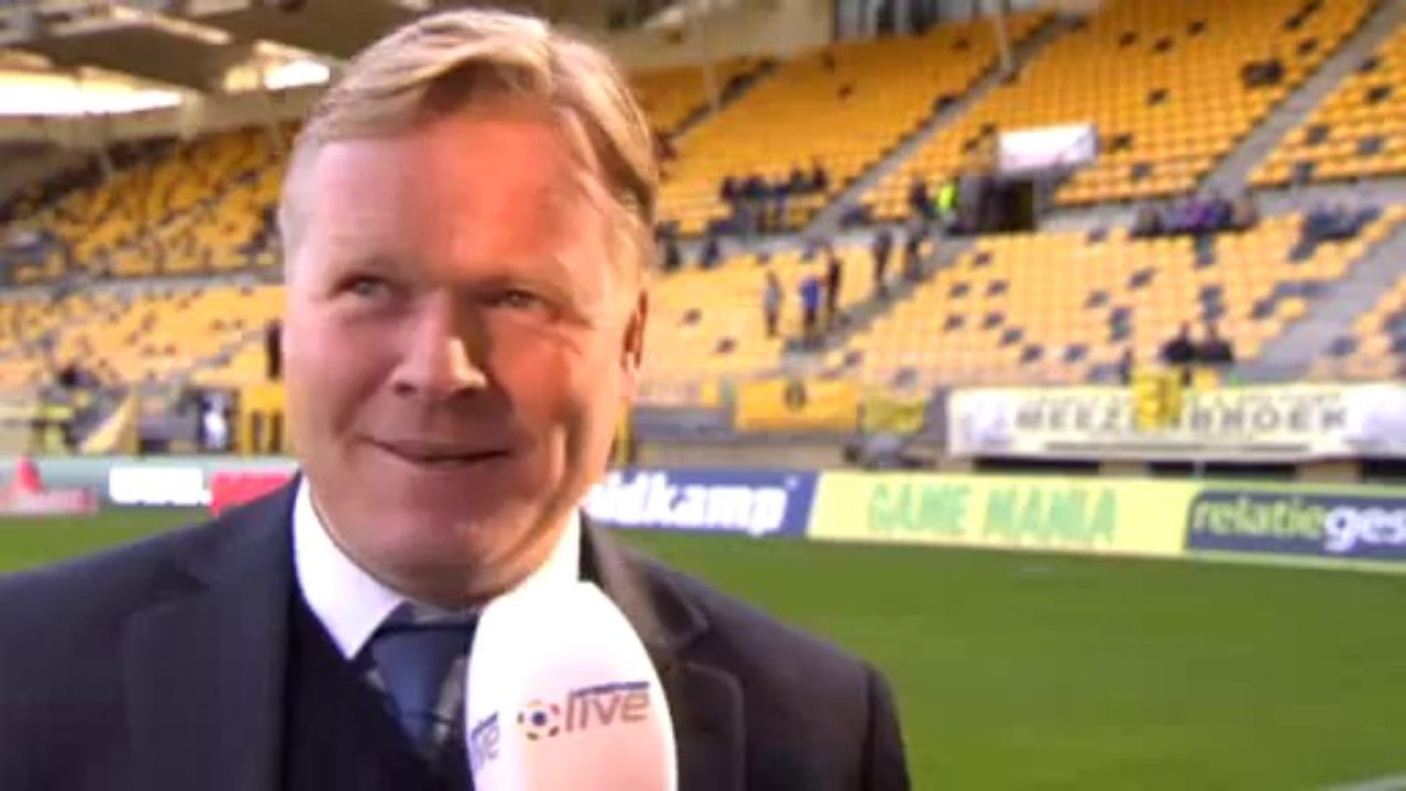 11-04-2012 Koeman vooraf aan Roda JC - Feyenoord
