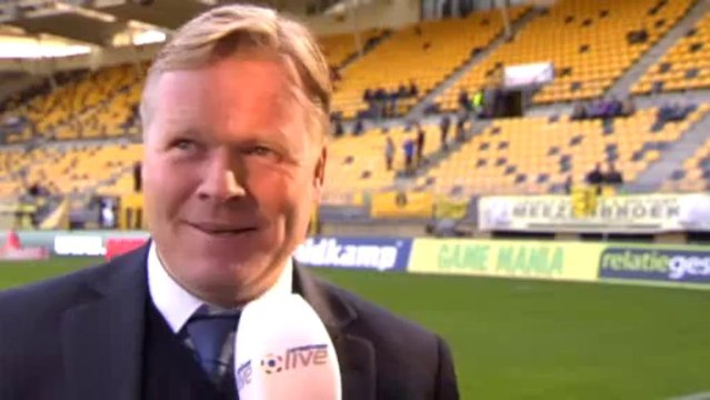 11-04-2012 Koeman vooraf aan Roda JC - Feyenoord
