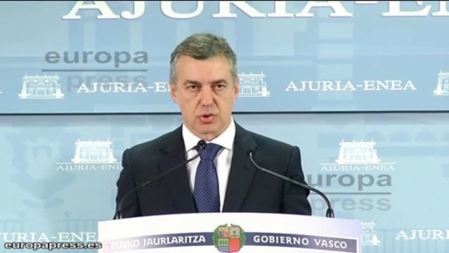 Urkullu resalta cambio en comunicado presos ETA