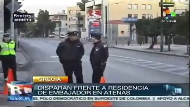 Disparos frente a residencia de embajador alemán en Atenas