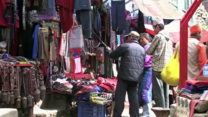 Trek from Lukla to Mount Everest base camp Nepal