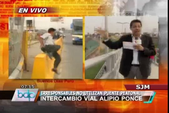 Denuncian falta de señalización en intercambio vial del puente Alipio Ponce