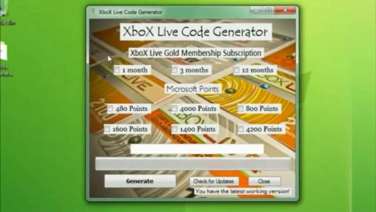 Xbox live code Generator v6.1[UPDATE_ EVERY WEEK]