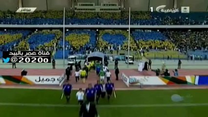 لقطات جميله ( لجماهير النصر العالمي ) لحضات دخول لاعبين "  امام الأهلي " الجوله 15