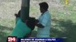 VIDEO: Cámaras de seguridad registran peleas de parejas al interior del país