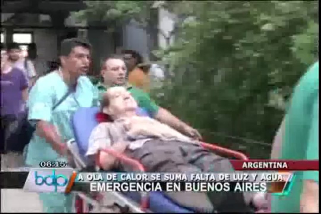 Buenos Aires: decretan en emergencia la ciudad por cortes de luz y ola de calor