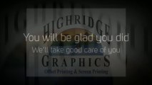 online printing | printing services in Charlotte, NC by Highridge Graphics Highridge Graphics