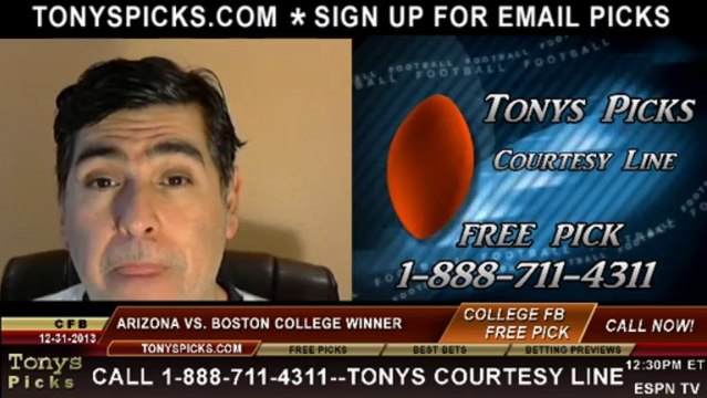 Boston College Eagles vs. Arizona Wildcats Pick Prediction Independence Bowl NCAA College Football Odds Preview 12-31-2013