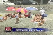 ¡Atención bañistas! Sepa qué hacer para evitar el cáncer a la piel en este verano