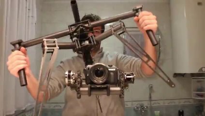 Crazy steadicam stabilisator for cameras