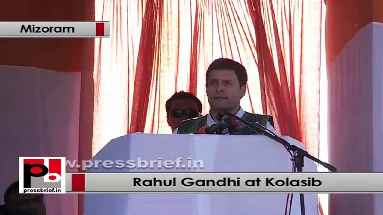 Rahul Gandhi: Our priority is development and upliftment of Mizoram’s youth