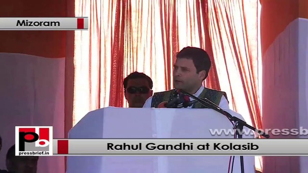 Rahul Gandhi: I want a family like relation with Mizoram