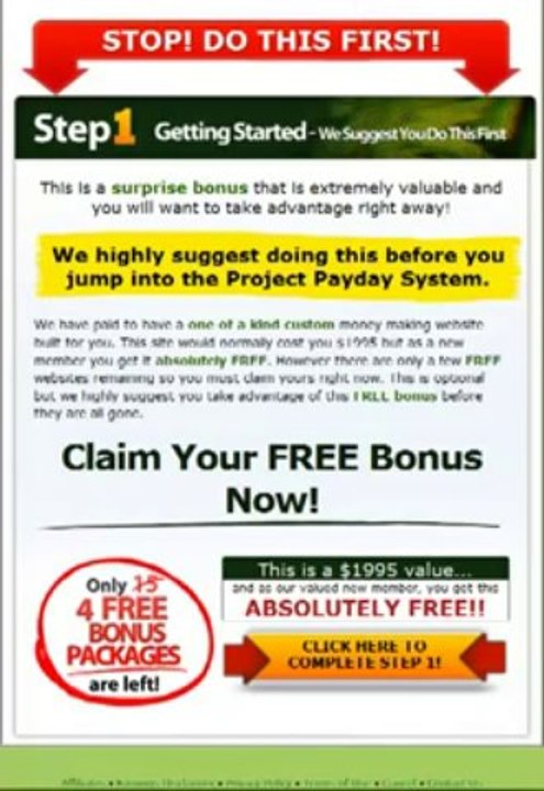 Fast Money! Easy To Do! CPA Offer! Project Pay Day With Michelangelo Lopez