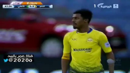 تشجيع و مؤازرة رائعه ( لجماهير النصر ) بصوت عالي