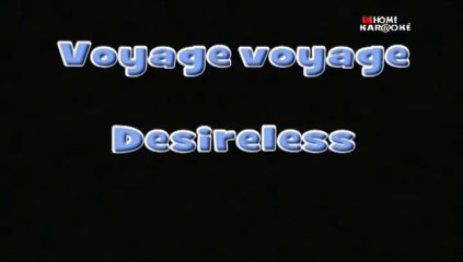 Karaoke - Desireless - Voyage voyage