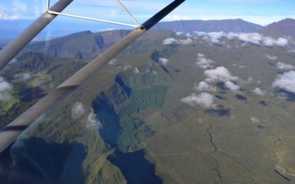 en ULM au dessus des volcans de La Réunion 1