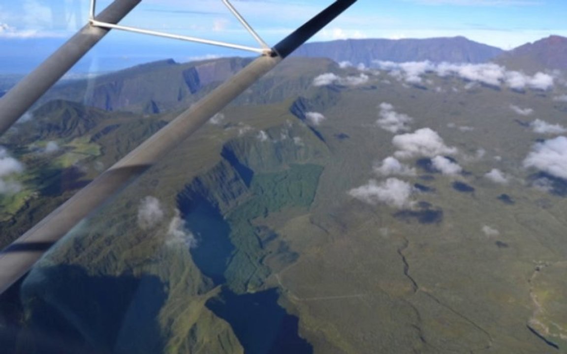 En ULM au dessus des volcans de La Réunion 2