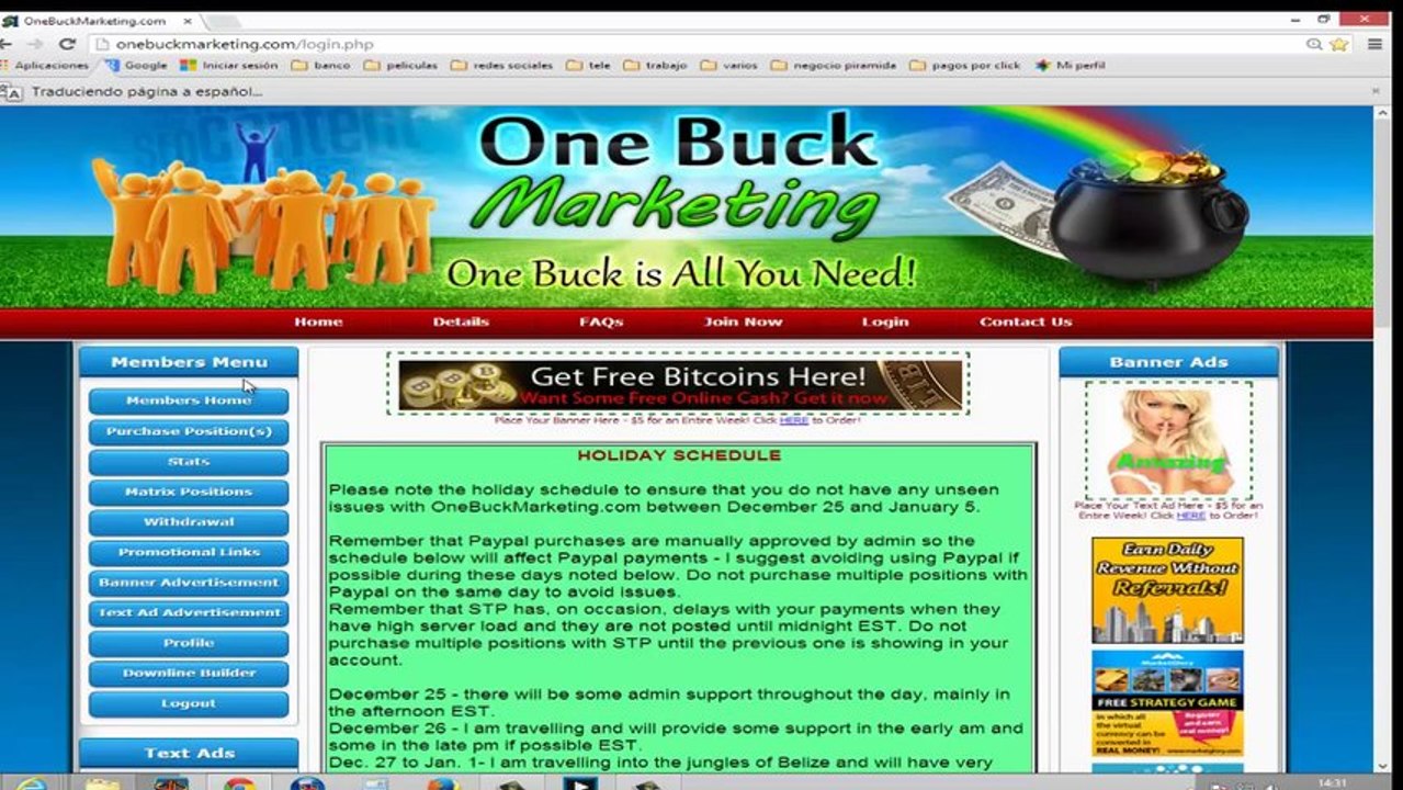 como ganar dinero con one bux marketing por internet por 1 € al mes