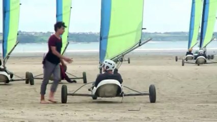 Char à voile en Normandie