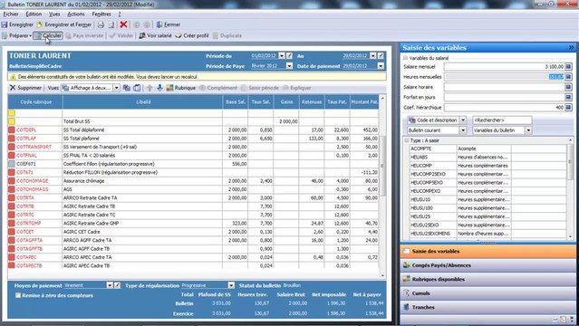 Tutoriel Le calcul de la GMP EBP Paye open line