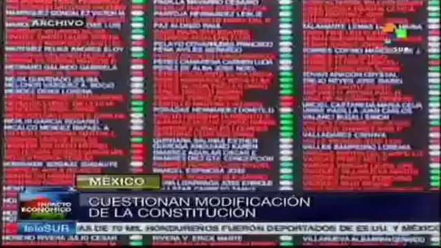 México: reformas estructurales del pdte. Peña Nieto marcan el 2013