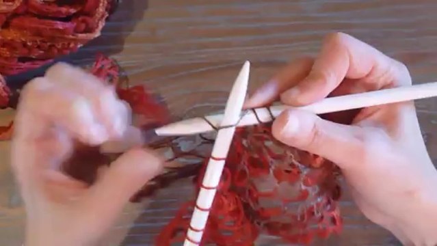 Tricoter une écharpe en laine fantaisie - Vidéo Dailymotion