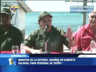 Oficiales subalternos de la Fanb cobrarán aumento salarial desde el 2 de enero