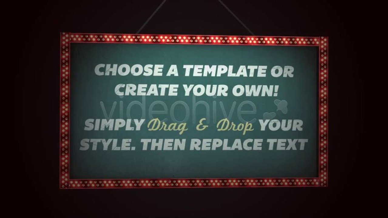 Swinging Sign - After Effects Template