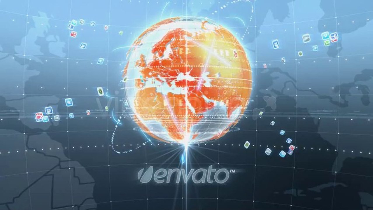 Earth Socials - After Effects Template