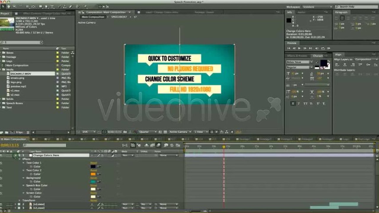 Speech Promotion - After Effects Template