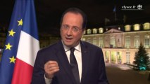 François Hollande présente ses voeux aux Français