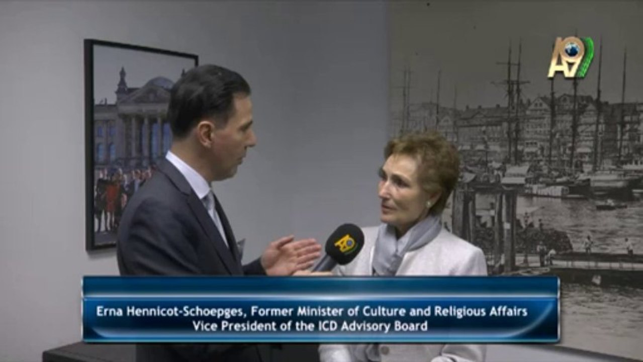 Erna Hennicot-Schoepges,  Former Speaker of the Parliament of Luxemburg - Former Minister of Culture and Religious Affairs -  Vice President of the ICD Advisory Board