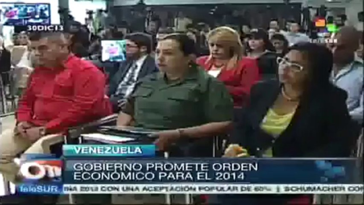 Garantizará gobierno de Venezuela estabilidad económica en 2014