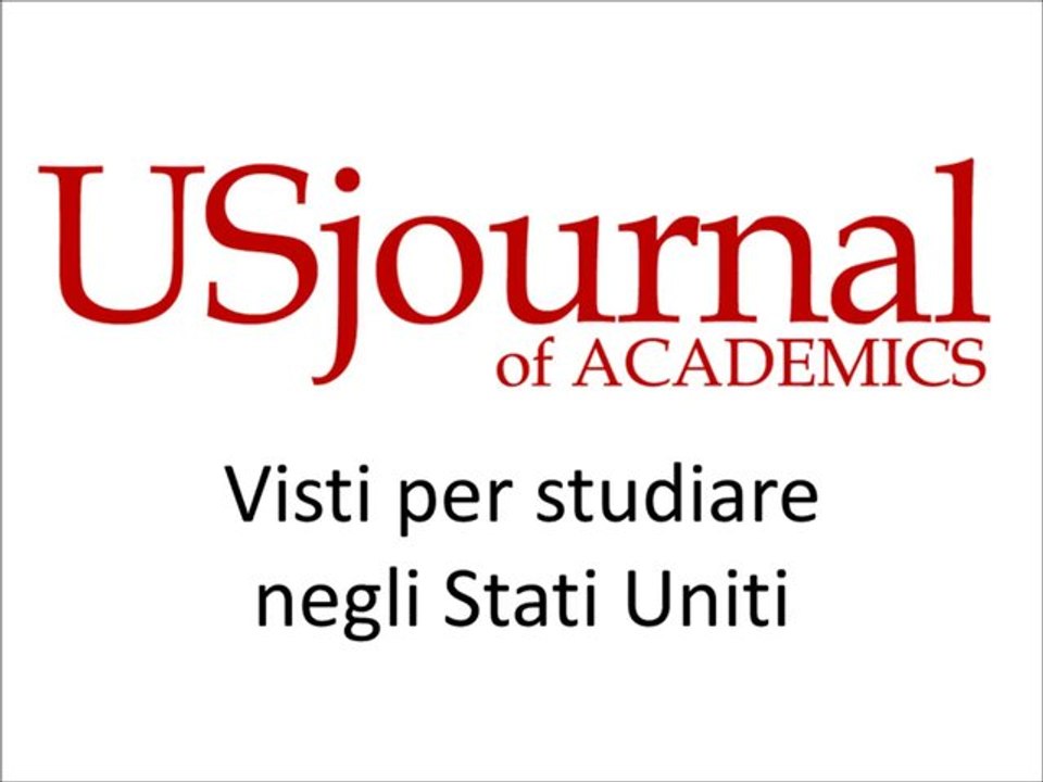 Visti per studiare negli Stati Uniti