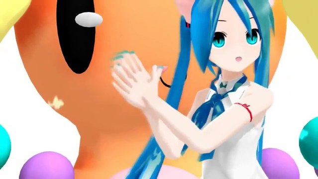 PONPONPON (Kyary Pamyu Pamyu cover)(MMD) / 初音ミク