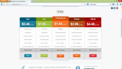 Como Comprar Alojamento Web 'MozDomains'