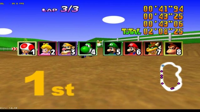 Mario Kart 64 - Texture HD - Project64 1.7.0.50