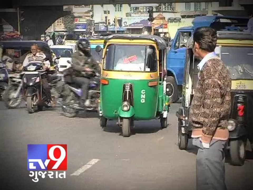 Ahmedabad Minimum aut fare of CNG auto fixed Rs. 10 - Tv9 Gujarat