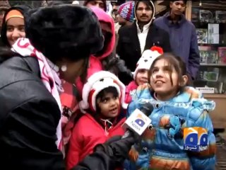 Murree Snowfall-01 Jan 2014