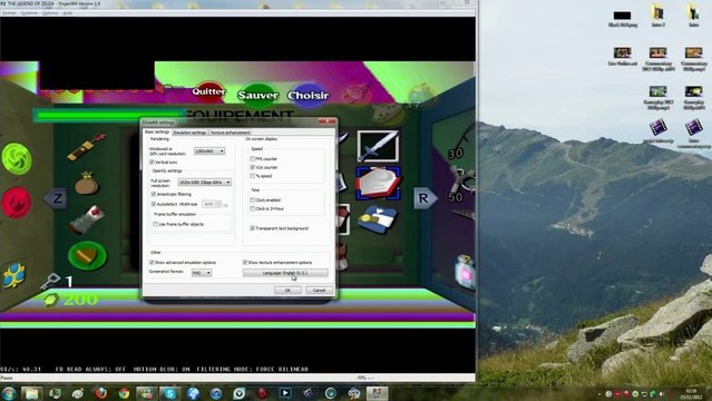 Project64 1.7.0.50 Zelda : Ocarina Of Time Texture HD Part.16