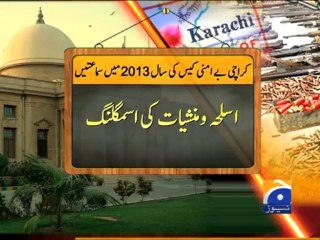 Karachi law & Order Cases Review-2013-01 Jan 2014
