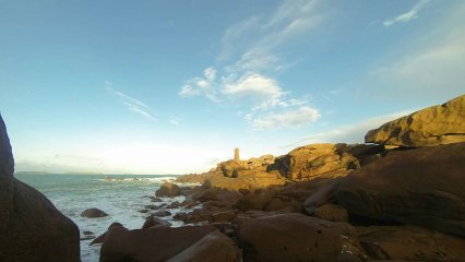 Côte de Granit Rose en TimeLapse, Noël 2013 (Ploumanac'h, Trégastel, Ile Grande...)